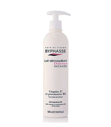 Byphasse Lait Demaquillant Visage Yeux 0% Colorant Pompe 500ml